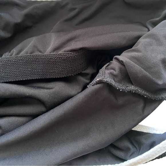 Love Sports Black White Trim One-Piece Swimsuit I Size: XL (16-18) - Picture 8 of 8